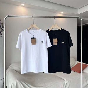 Beijia camiseta de manga curta para homens 2024 primavera/verão novo ao ar livre casual solto em torno do pescoço superior estilo casal wear