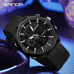 ساعة معصم Sanda G Style Men Digital Watch في الهواء الطلق الساعات الرياضية العسكرية في الهواء