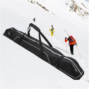 Utomhuspåsar 172 cm skidkampåse justerbar och snowboardutrustning resor Hållbart handtag för skyddsglasögonhandskar Drop Delivery Sports Outdoo Otfwa