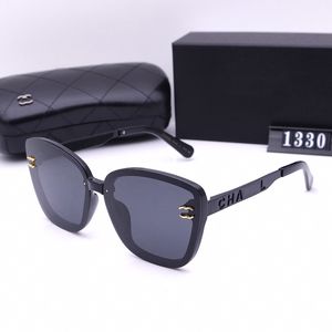 Rechteckige Sonnenbrille, Luxus-Designer-Sonnenbrille, Mann und Frau, Unisex, Designer, leichte Schutzbrille, Strand-Sonnenbrille, Retro-Rahmen-Design, UV400, mit Box
