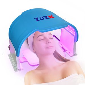 ZJZK 7 Colors Led Face Mask Silicone Good Grade Use for Skin Care Anti Wrinkle Blemish and Blackheads Removal Antiacne 240318