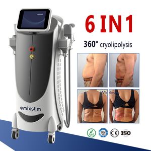 6 I 1 Cryolipolysis Fat Freezing Slimming Machine med dubbel hakhandtag mest populära Cryolipolisis Fat Lös upp fryst viktminskningsutrustning