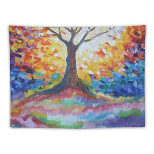 Tapisseries Tree of Hope Tapestry saker för att dekorera rumsdekor Korean stil dekorativ vägg väggmålning