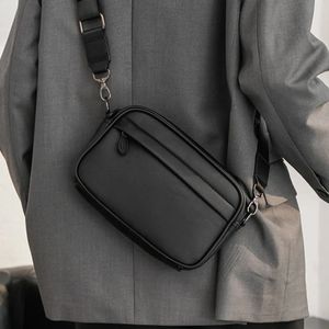 Casual sólido masculino crossbody saco do mensageiro dos homens de couro do plutônio crossbody sacos de ombro masculino bolsa sacos corpo cruz saco 240322