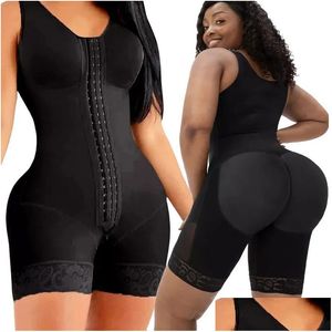 Mulheres Shapers Fl Corpo Shapewear Compressão Cinturão Fajas Colombiano Corretivo Cueca Barriga Controle Shaper Butt Lift Slim Corset Bo Dhnxi