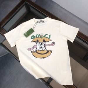 Gファミリーアメリカンスタイルの小さなネックライン短袖Tシャツ、メンズスリーブックニードル、トレンディなブランド、すべての綿5/4スリーブ、夏