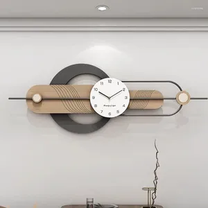 Väggklockor design batteri minimalism enkel vintage originalitet ljus lyx europeisk reloj de pared rumsdekor