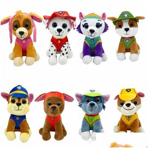 Stuffed Plush Animals Fábrica Atacado 25cm 8 Estilos Dog Patrol P Brinquedos Filme de Animação e Teion Cercando Bonecas Presentes para Crianças Dro Dhihv