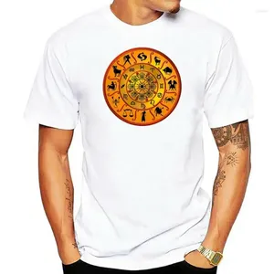 Polos masculinos moda masculina camiseta horóscopo símbolo do zodíaco astrologia arte (mulher disponível) camiseta preta impressa homem