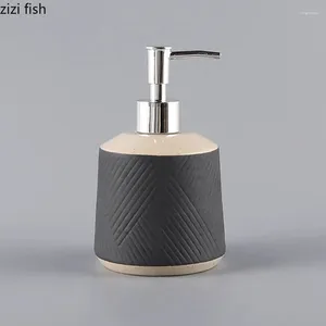 Liquid Soap Dispenser Vintage Ceramic Lotion Bottle Bathroom Shampoo Hand Sanitizer Bottles Household Accessories