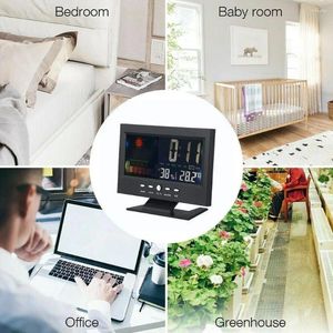 Table Clocks Intelligent Digital Clock Weather Station Display Alarm Meter Temperature Wireless Calendar Humidity Func J3s2