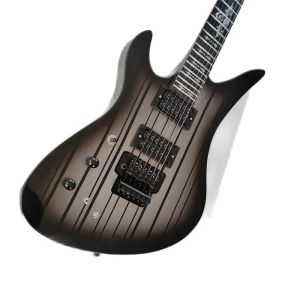 Gitarre linke E -Gitarre Matador 6 Saiten 24 Bünde -Gradienten -Rampen Vibrato Humbucker leicht sichtbarer benutzerdefinierter High -Tech -Sinn