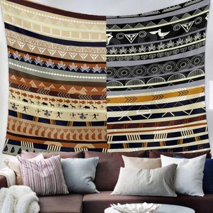 Tapestries African Tribe Ethnic Elephant Hippie Tapestry Fabric Wall Hanging Beach Room Decor Cloth Carpet Yoga Mats Sheet Sofa Blanket