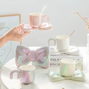 Mugs Bow Coffee Set Ceramic Gift Cup Afternoon Tea Wholesale Mug Ins Water Good-looking