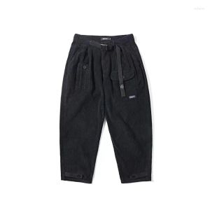 Mens Pants 2023 Bahar Moda Klasik Marka Erkekler Geniş Bacaklar Sıradan kadife tulumlar High Street Hip Hop Üstün Kalite Pantolon Damla Dhiyf