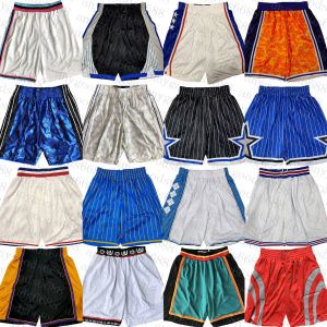 Star Uniform New Orlandos Magics Basketball Shorts Los Jersey Angeles Multi Lakeres Pocket Shorts Memphi Grizzlie Detroits Kolben gute Qualität 333