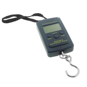 40 kg Digital Scales LCD Display Hanging Hook Gaggan Peso di pesca Peso di pesca domestica Aeroporto portatile Bascolo elettronico Basculas de Gancho Para Colgar Con Pantalla LCD