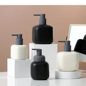 Liquid Soap Dispenser 1pc Ceramics Lotion Bottle El Kitchen Hand Sanitizer Storage Travel Shampoo Bathroom Accessory