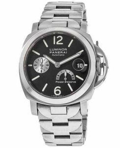 Paneraii Power Watch Designer Mens Reserve 40mm Black Dial Men's Luxury Full Stainless Steel Waterproof Arvurs