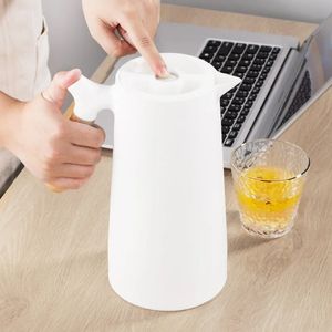 2024 1L Large Capacity Thermos Nordic Thermal Insulation Kettle Household Thermal Insulation Pot Glass Liner Thermos Hot Water Bottle for