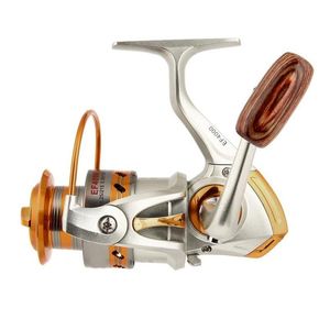 Mulinelli da baitcasting Ruota da pesca da spinning in metallo Mulinello a bilanciere Spinner Accessori per attrezzi per acqua salata Consegna di goccia Sport all'aperto Otpwv