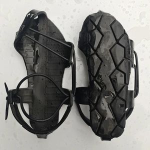 Sandalen Handgemacht Starke Herren Outdoor Wasserschuhe Reifen Reifensohlen Gummi Strand Leder Grasschuh Damen Größe 34-50