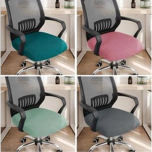 Chair Covers M/L Size Office Stretch Elasticity Cover Solid Color Thickened Anti-Fouling Anti-slip Computer Gaming Seat Protector