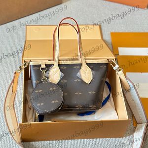 Designer di lusso Mini spalline Mini NF con vecchia borsa fiorita con tastiera moneta piccola borse a traversa a due toni a due toni