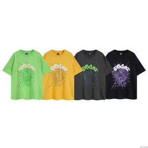 Meichao Sp5der 555555, высококачественная повседневная свободная футболка из чистого хлопка с принтом «Паутина» и короткими рукавами для мужчин и женщин, футболки