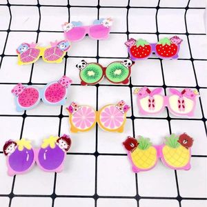 Dog Apparel 2024 Hair Cilp Cute Acrylic Cartoon Clip Princess Glasses Pressure Hairpin Cats Accessories Clips Jewelry