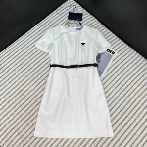 Basic & Casual Dresses designer High end 2024 summer new short sleeved women's casual dress FZ3E