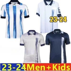 23/24 Real Sociedad Soccer Jerseys T Shirt 2023 Patrz Kubo Oyarzabal Sadiq Andre Sia Zubimendi Home Away Trzecie Królewskie Towarzystwo Mężczyźni i dzieci S4xl