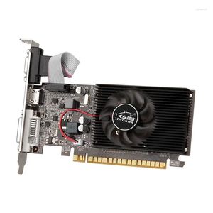 Grafikkort GT610 Displaykort 810MHz DDR3 1GB Spelvideo HD VGA DVI -gränssnittsersättningstillbehör för dator Desktop Game OTO2Y