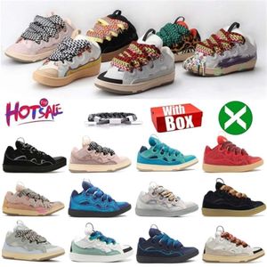 lavines New designer shoes Curb Extraordinary Embossed mens women Hightop Calfskin Rubber Nappa platformsole Shoe Trainers sneakers Eur 35-44