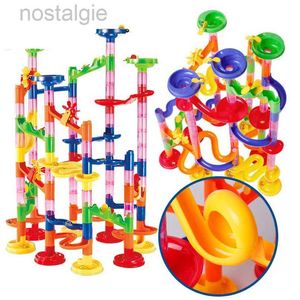 Blokuje dzieci Maze Maze Balls Track Builds Toys for Children Construct