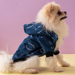 Cowboy Hundekleidung Modemarke Herbst Haustiermantel Fadou Schnauzer Kleidung Winter Hundejacke Luxus Hundezubehör CSD2404012