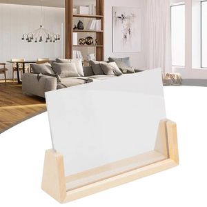 Ramar Premium Solid Wood Po Frame High Definition Akrylpaneler Säker skärm Perfekt för att vårda oförglömliga minnen