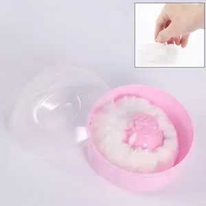 Storage Bottles Baby Powder Makeup Puff Round Fluff Soft Plush Sponge Body Beauty Tools