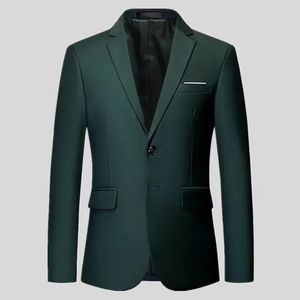 Giacca da uomo casual elegante colorata slim fit giacca verde viola nero giallo cappotti da abito formale da ballo per uomo 240321