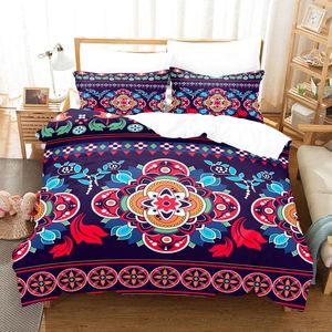 Conjuntos de cama Boho Dekbedovertrek 240x220 América do Norte de alta qualidade luxo boêmio consolador conjunto chinês capa de edredão tamanho duplo