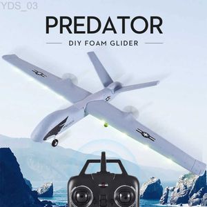 Flygplan Modle Feichao Z51 Flying Model Gliders RC Plan 2.4G 3Ch Remote Control RC Airplane Wingpan Foam Hand Throwing Glider Toy Planes YQ240401