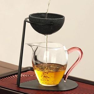 TEAWARE SETS VATTEN SUNSHINE GLASS FAIR CUP ENKEL HUSHULSE INTEGRATED TEA SERVARATION FILTER MASKIN TEACUP