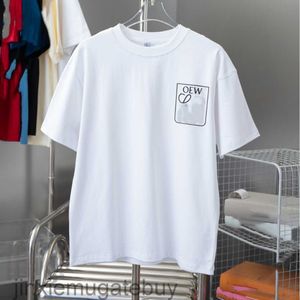 LU HOME CROSE HIGHバージョン24Sニューシリーズポケットログ3Dプレステクノロジー男性と女性向けの短袖Tシャツ