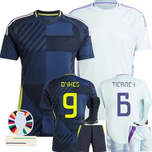 Çocuk Camisetas Scotland Futbol Forması 2024 İskoç Milli Takımı McGinn McTominay Adams Christie McGregor Gilmour McKenna Ferguson Futbol Gömlekleri