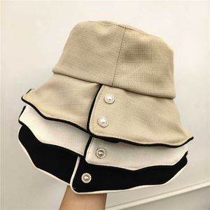 Piccolo profumo a vento a vento onde di lusso bordo di pesca francese Cappello versatile per le donne che mettono in mostra il viso per lo shopping per la primavera e il cappello da sole in uscita autunnale in uscita