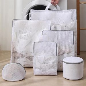 Tvättväskor 1 st rese förvaring för tvättmaskin smutsig korg kvinna bh kläder arrangör mesh väska 4 storlek