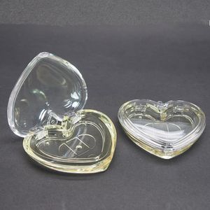 Lip Gloss Packaging Small Plastic Box Plastic Heart-shaped Empty Cosmetics Lipstick Cream Can Container Beauty Container