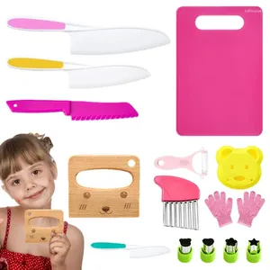 Nives Kids Cooking Tools 15pcs Kitchen and Baking Zestaw interaktywne zabawki trwałe dla chłopców dziewcząt