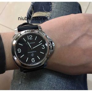 Mens Mechanical Luxury Watch Series Men 44mm Cowhide Leather Strap Watch PAM00000 브랜드 이탈리아 스포츠 손목 시계 25xh