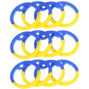 Собачьи ошейники, 12 шт., бирка, кольцо-глушитель, этикетка с именем питомца, немой круг, обруч из силикагеля, идентификационный обруч